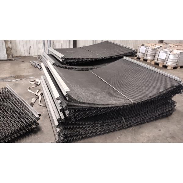 High Carbon Steel Mesh Vibrating Screen Size 1.5x2m