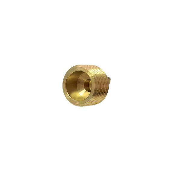 1/4" NPT Threaded Square Head Solid Plug 125 PSI Lead Free Brass Pipe Fitting