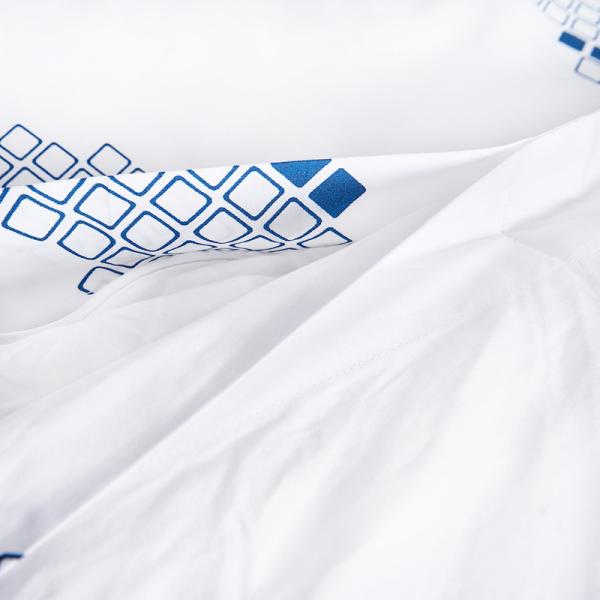 100% Cotton Hotel Bedding Sets Colorful Printed Bed Sheet For Home Bed Linen