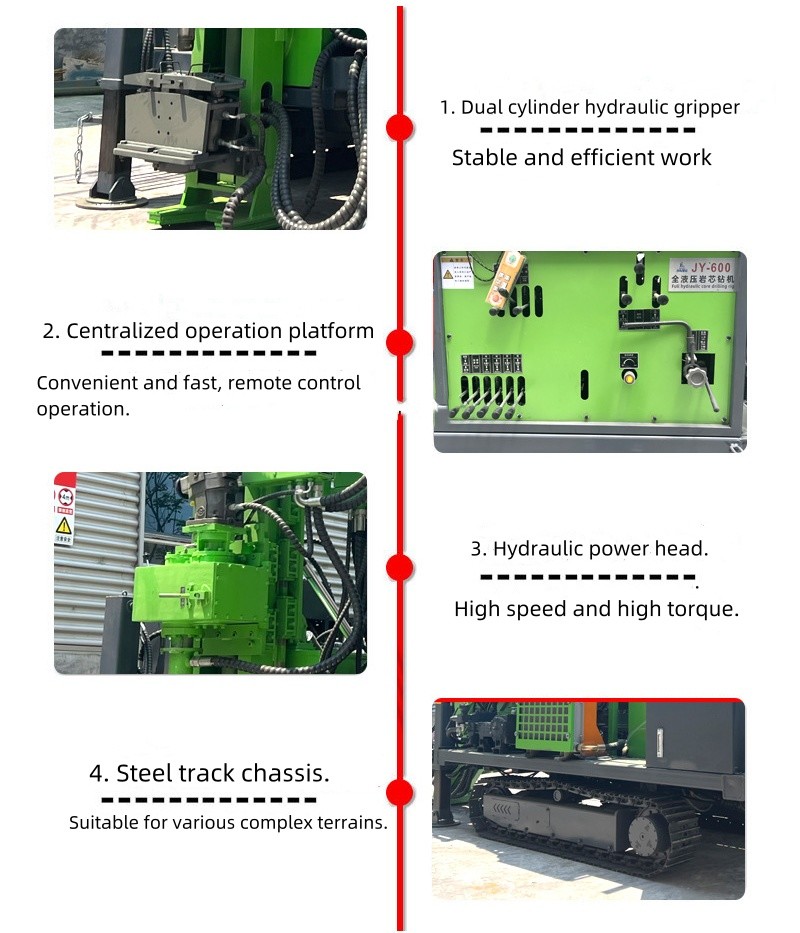 Mining Full Diamond Core Drilling Rig For With Hq Nq Bq Pq Core Lifters