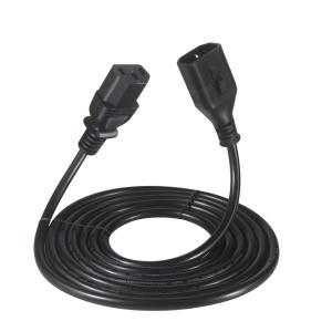 China OEM 1.5M Computer AC Electric Power Cord IEC C14 Plug To IEC C13 Female Connectors on sale
