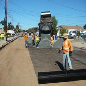 China 25kn Tensile Strength Biaxial Plastic Geogrid For Road Construction on sale