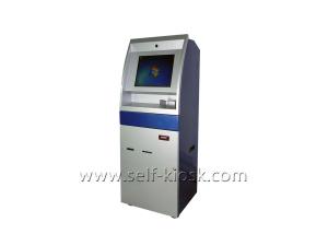 Buy cheap Hotel Self Check In Kiosk Windows / Android Os With Key Card Dispenser product