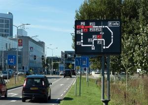 China Electronic Digital Message Centers Variable Traffic Signs 960mm X 960mm on sale