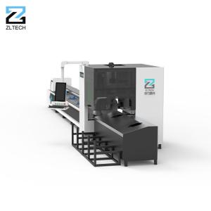 High Power Fiber Laser Tube Cutting Machine 3000mm 6000mm Multi Chuck Automatic Loading Unloading