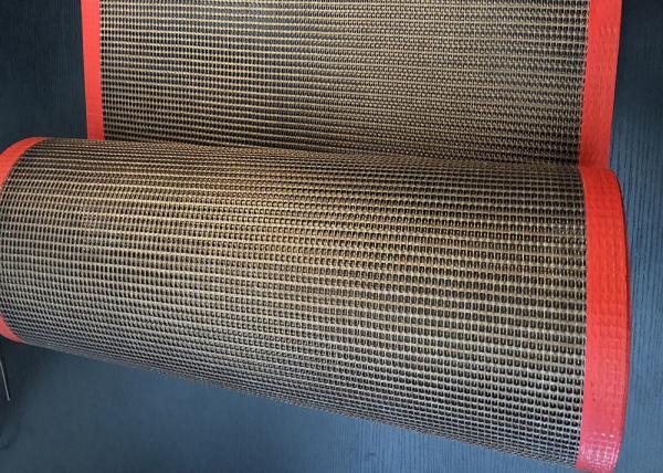 Quality Ptfe Coated Fiberglass  Mesh Conveyor Belt High Temperature Resistance for sale