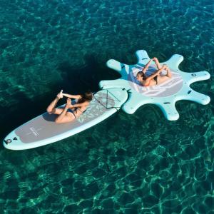 China Military Stand Up Paddle Board Inflatable Water Platform Island on sale