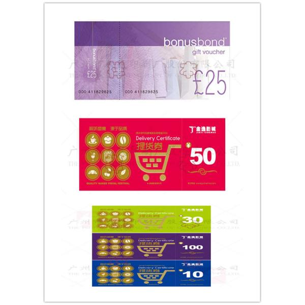 Full Color Security Sticker Printing Temperature Resistance With Adhesive Direct Thermal Paper