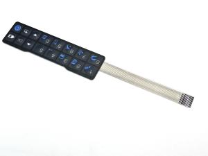 Matrix 3*5 Rim Embossing Custom Tactile Keyboard With High Effective