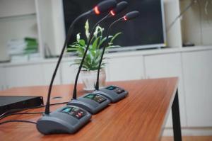 Vissonic OLED Display Desktop Conference Microphone For Conference Room