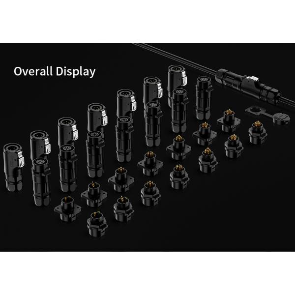 CNLINKO M12 Screw Industrial Connector Waterproof IP68 2 Pin Male and Female Electrical Power Connector