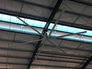 Buy cheap Axial Fan Large Hvls Industrial Ceiling Fan with 7.3m Diameter Al-Mg Alloy Blade Material product