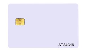 China Fitness System AT24C16 Chip Contact IC Memory Cards on sale