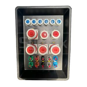 Buy cheap Syntax MD4 Three Phase 400A Power Distribution Box Durable HDPE IP67 For Qatar Swimming Match 630x430x900mm product