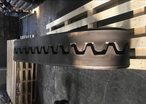 Quality Undercarriage Paver Rubber Tracks 356mm Width With Joint Free Track Structure for sale
