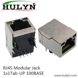 Buy cheap Shielded RJ45 Modular Jack Connector, Through Hole Type,with LED,THT, 1G Mbps product