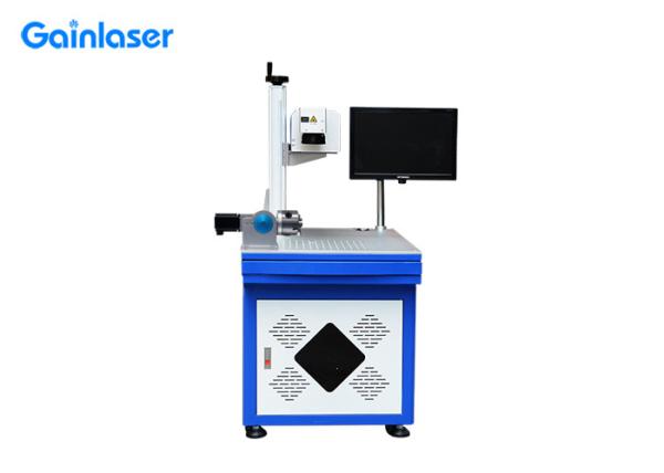 Quality 5W UV Glass Laser Marking Machine With 3D Rotational Axis for sale
