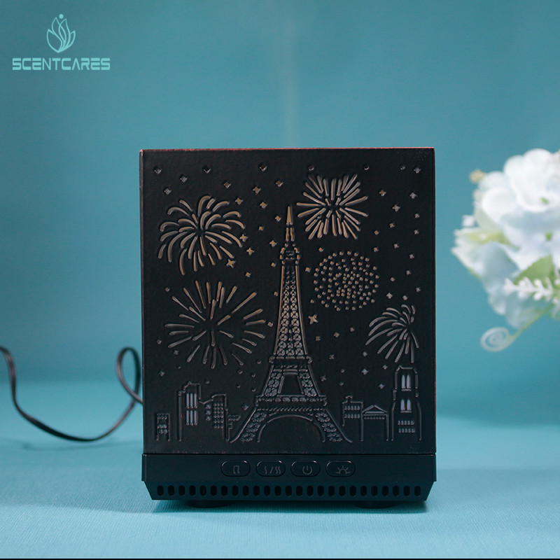 Iron Metal Ultrasonic Diffuser Cool Mist Humidifier And Aroma Diffuser