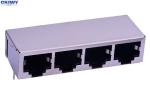 Ethernet To Ethernet Connector , Phosphor Bronze Rj45 To Rj45 Connector