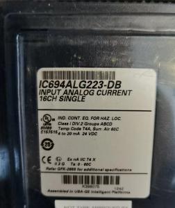 Buy cheap IC694ALG223-dB GE 16-Channel single Input analog Current Module product