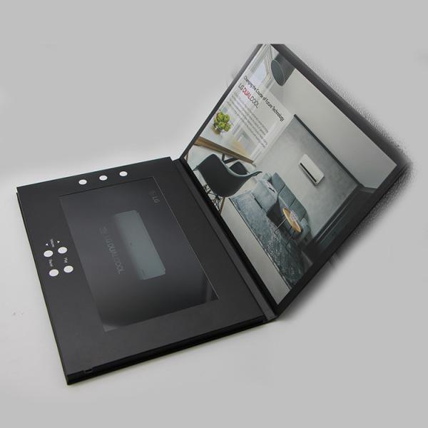 Quality Advertising Player Invitation Booklet video Folder Digital 7 inch Lcd Screen Videocard Video Postcard for sale