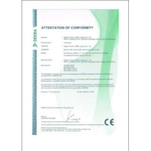 Ningbo Yinzhou Ledel Lighting Co., Ltd. Certifications