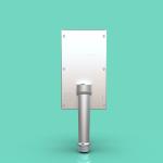 JP188 8-Inch Barrier-Mounted Biometric Face Scanner Access Control All-in-One