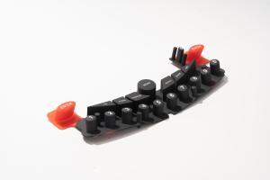 China Silicone Rubber Customized Large Conductive Key Machine Keys on sale