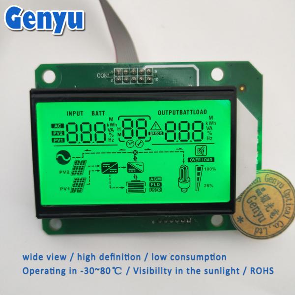 Tn Htn Stn LCD UPS Power Display Modules COB LCD Custom 7 Segment Display for Inverter LCD Screen