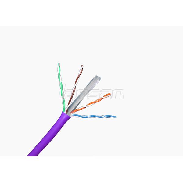 550Mzh Cat6 UTP 4 Pair Cable Solid Wire Fluke Pass For Communication