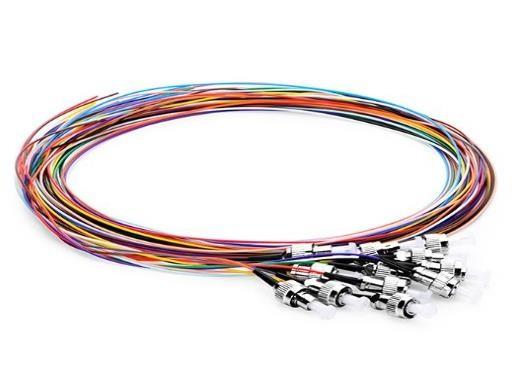 Quality FC/UPC Color Coded Optical Fiber Pigtail Apply To CATV / FTTH / FTTX for sale