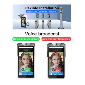Buy cheap 8 Inches Touchless Temperature Scanning Kiosk With Dual Cameras product