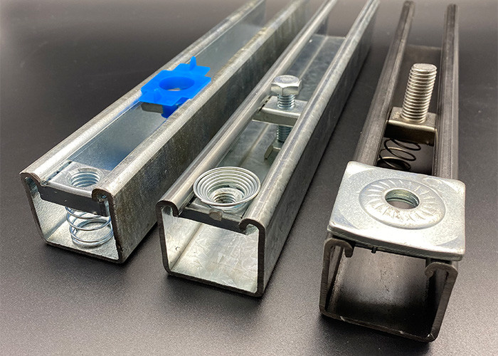 ISO9001 Lock Nut Washer Combo SS304 Flat Square Nut 3/8 16 Inch