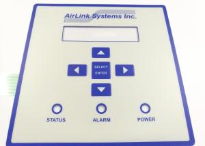 Embossed Tactile Button Warterrpoof Membrane Switch With 3M Adhesive