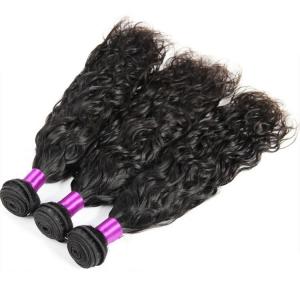 Buy cheap Grade 8A Natural Wave Peruvian Hair Bundles , 100% Peruvian Curly Hair Weave product