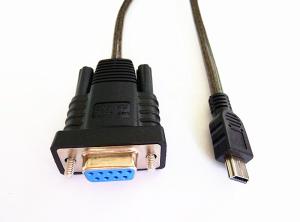China Mini usb to RS232 DE9PIN Female cable With IC PL2303RA  0.2M on sale
