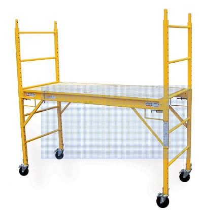 Quality Multi Purpose Aluminum Mobile Scaffolding , 6' Step Scaffold Platform for sale