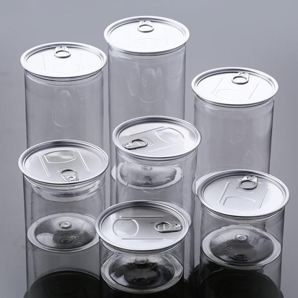Quality Nuts Peanut Butter Plastic Storage Jars PET 16.2oz 460ml 75mm for sale