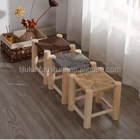 Add a Touch of Elegance to Your Living and Dining Room with Modern Nordic Solid Wood Stool