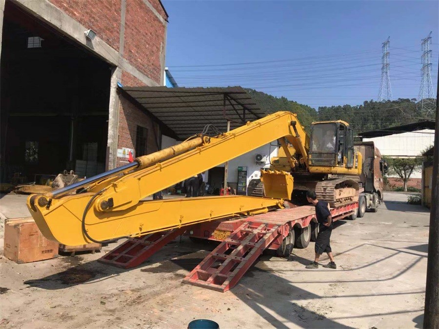 CE Q355B Mini Excavator Long Reach , 20m Arm Construction Equipment Parts