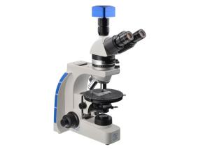 Transmitted Polarized Light Microscopy Trinocular Head 20X 50X Objective