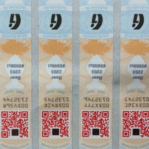 Buy cheap Square QR Code Label , Personalized Qr Code Sticker 100000 Pieces For Scanning High Efficiency product