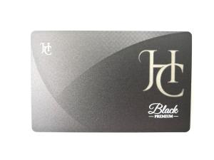 Frosted 0.5mm SS Metal Membership Card Debossed Logo