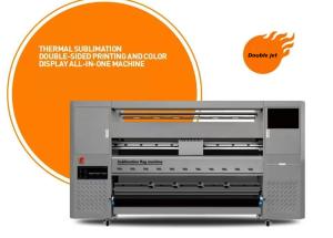 Buy cheap 8 Color Flag Printer With Epson I3200 Printhead Capable Of Handling 12 Inch Maximum Winding product