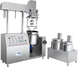 vacuum emulsifier body lotion emulsifying high viscosity cream mixer making machine