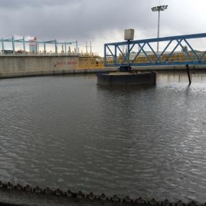 Peripheral Transmission Sludge Scraper System , Stainless Steel Bottom Sludge Scraper