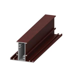 Buy cheap Sand Blasting T8 Red Powder Coated Aluminium Extrusions product