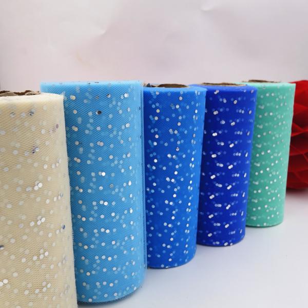 Quality Durable Organza Tulle Rolls with 28E Density and 100Y Length for sale