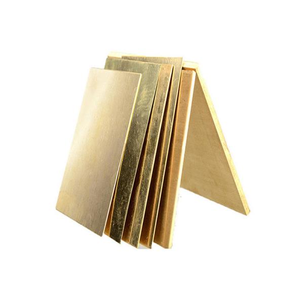 Quality Customized Thickness 0.3-60mm H62 C1100 C1220 C2400 C26800 C27200 Shiny Brass Copper Sheet Brass Sheet Plate for sale