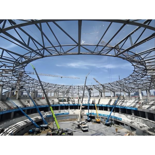 Acoustic Prefab Steel Structure 51 - 150 Meters Steel Building Construction